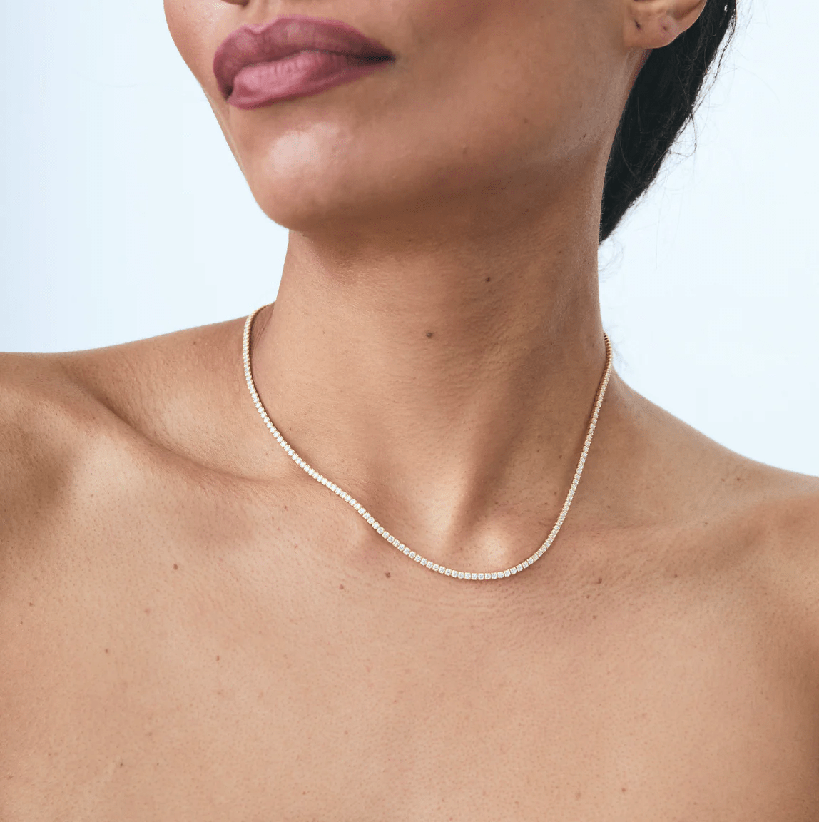 Diana Tennis Necklace - Detour Boutiques
