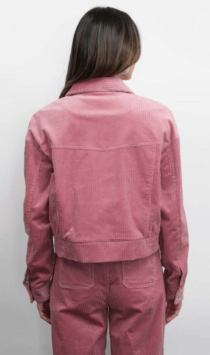 Dylanne Corduroy Jacket w/ Soft Jersey Lining - Detour Boutiques