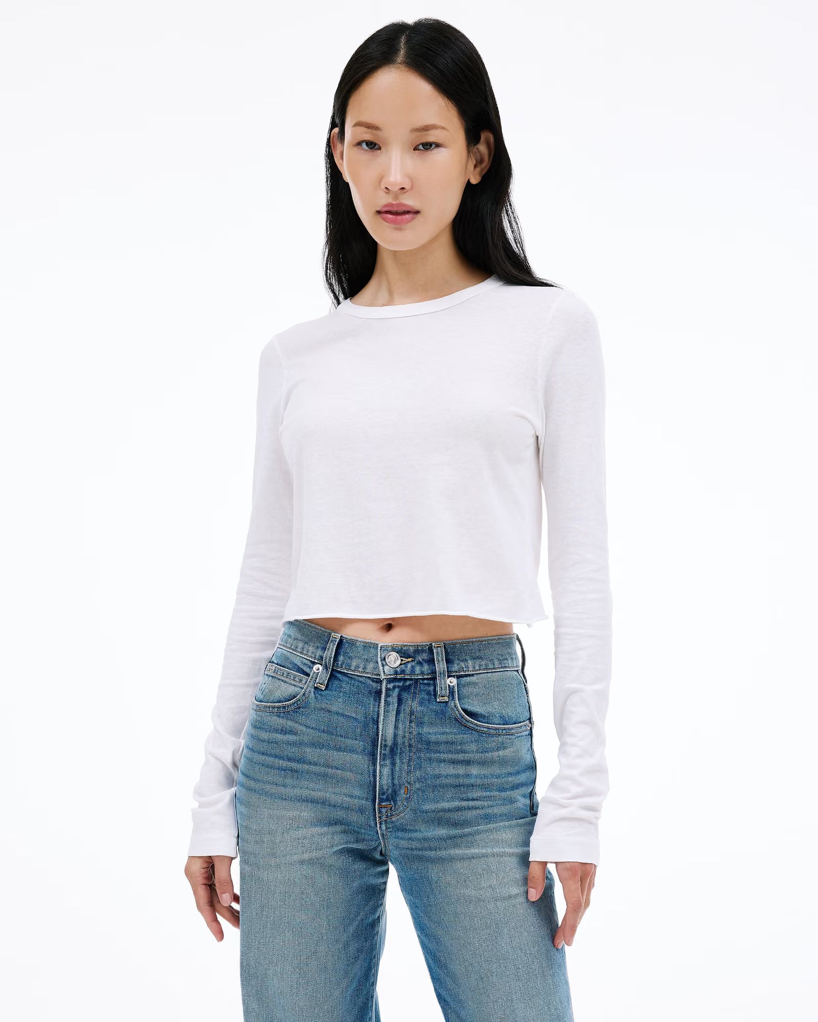 Baby Long Sleeve Crop Tee