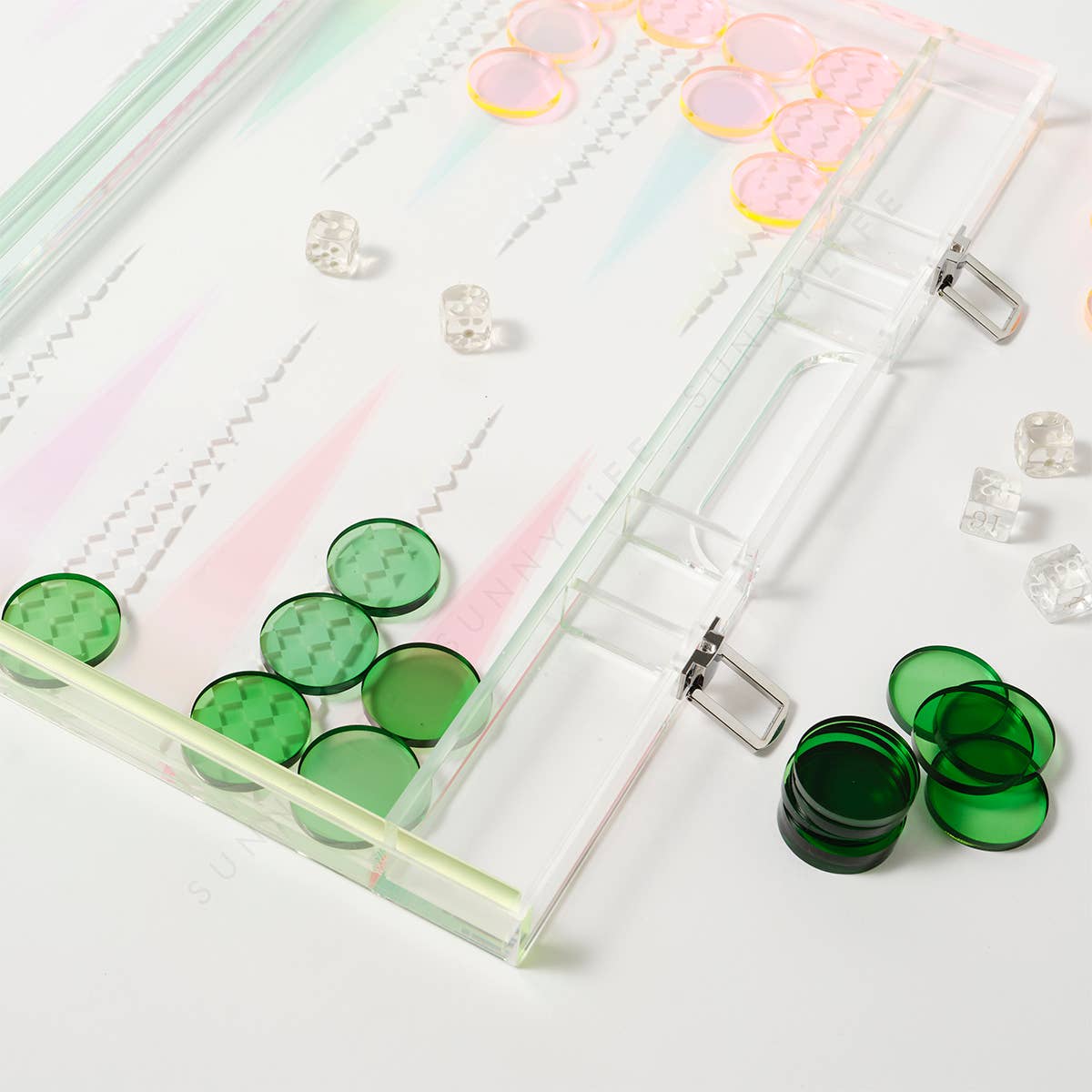 Sunnylife - Ombre Lucite Backgammon Sherbert