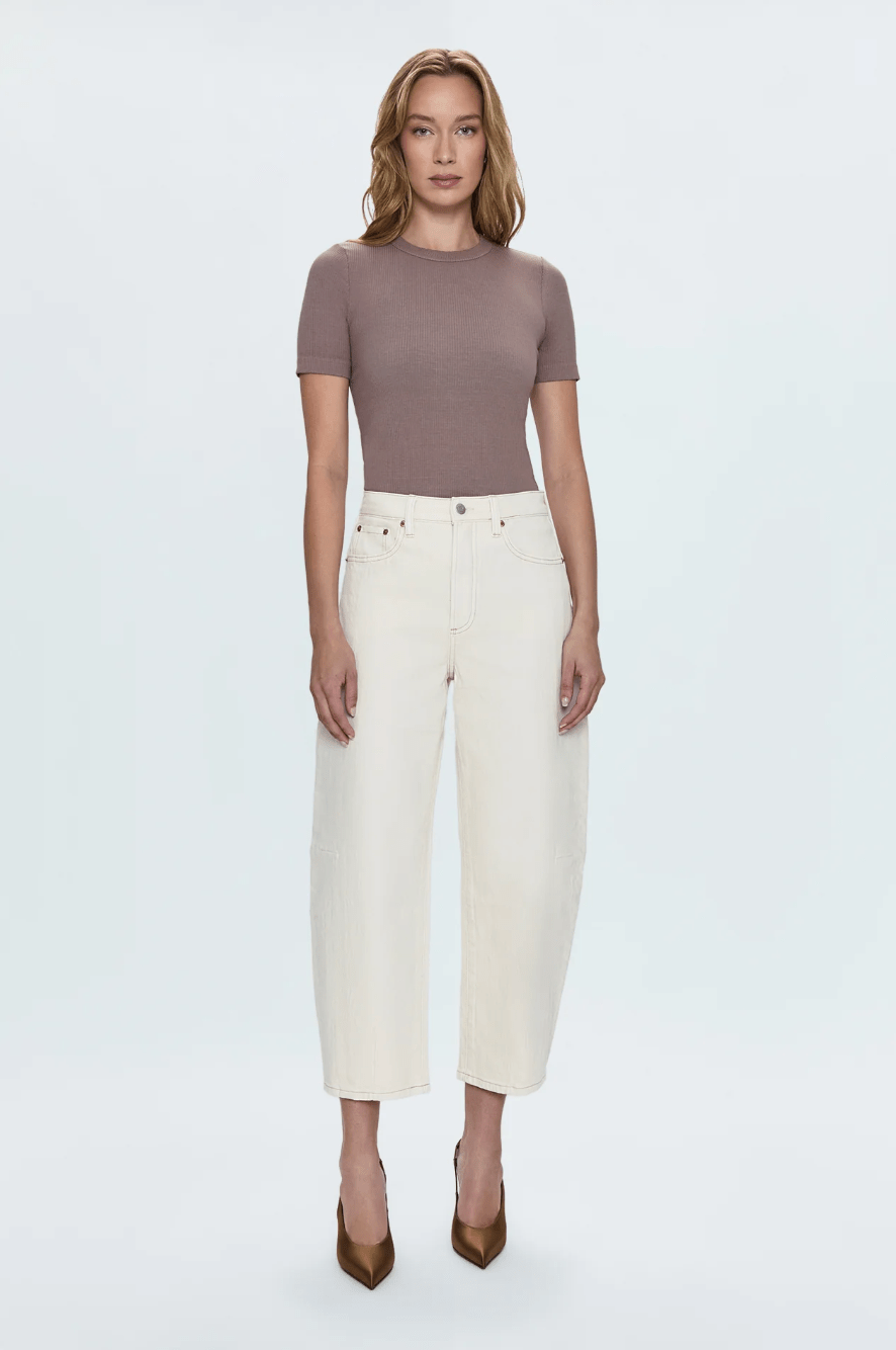 Eli High Rise Barrel Jean - Detour Boutiques