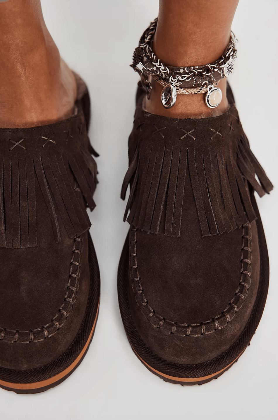 Fallon Fringe Mules - Detour Boutiques