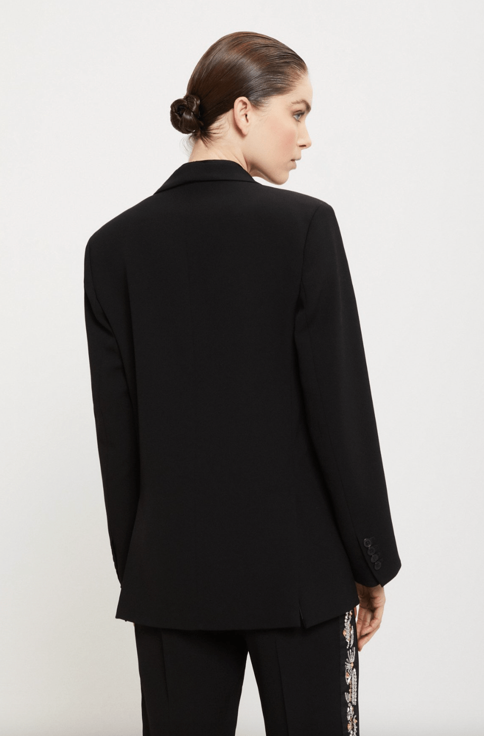 Flowy Smoking Jacket - Detour Boutiques