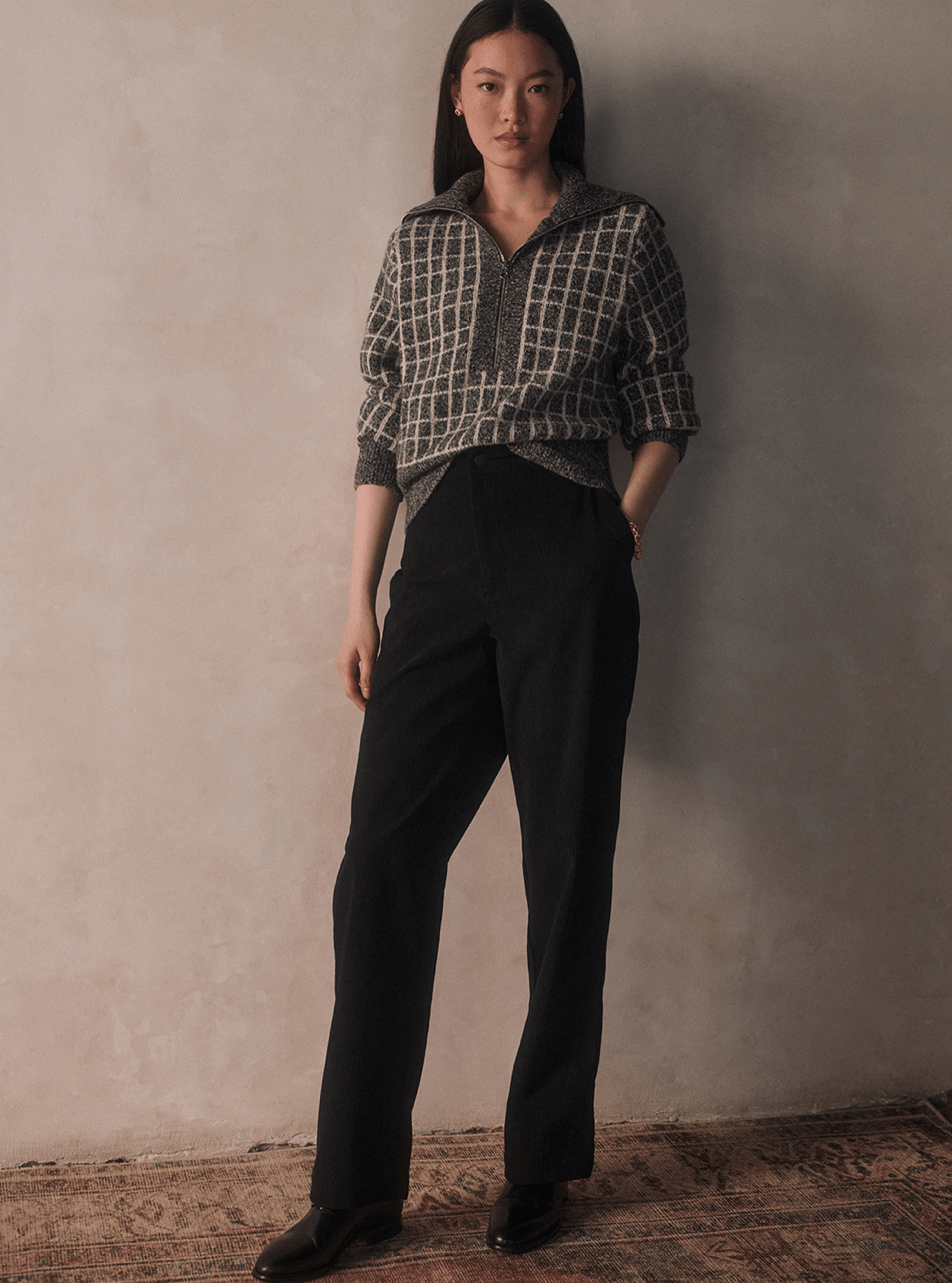 Furley half zip knit - Detour Boutiques