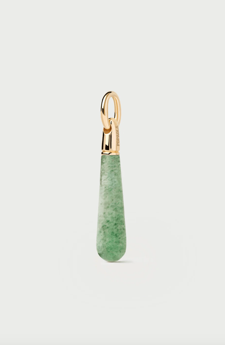 Green Aventurine Large Drop Pendant - Detour Boutiques