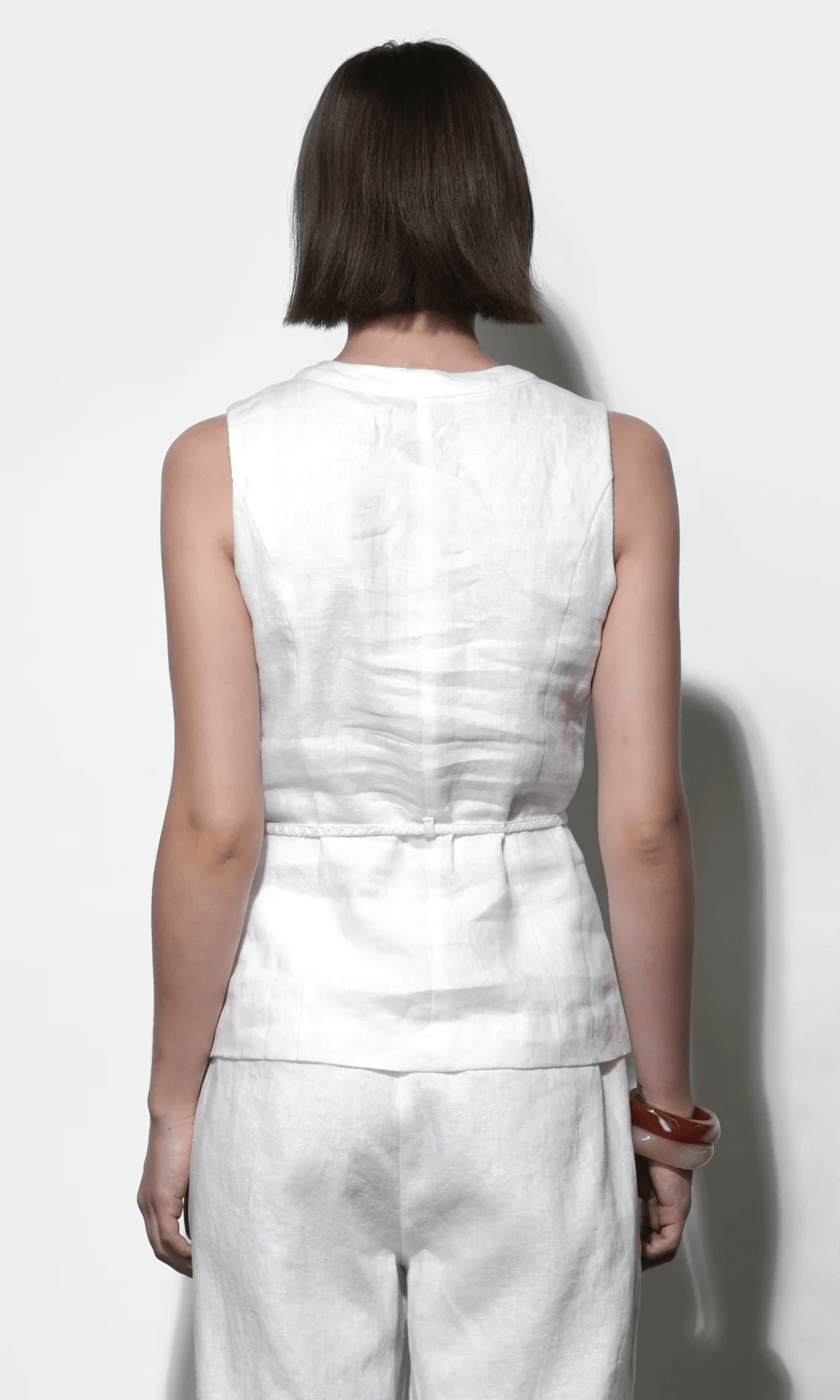 Hadley Linen Vest - Detour Boutiques