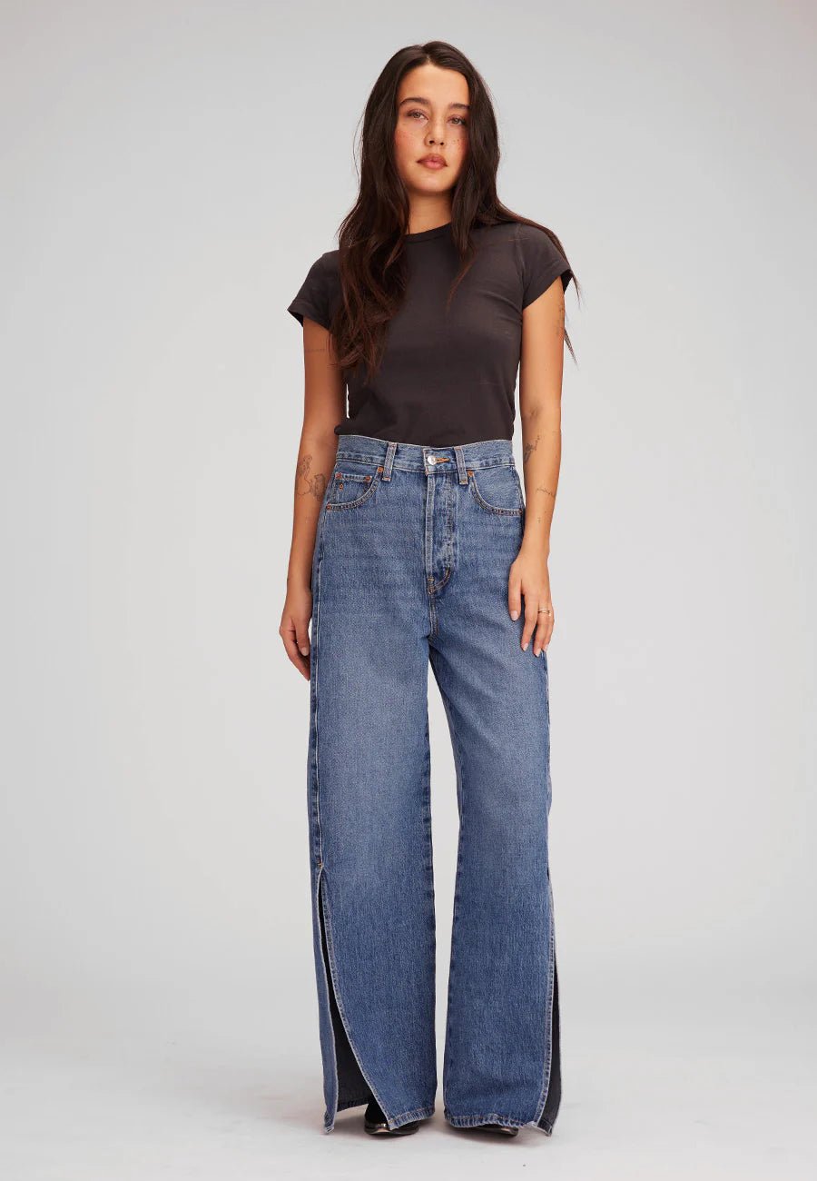 Hanna Split Leg Barrel - Detour Boutiques