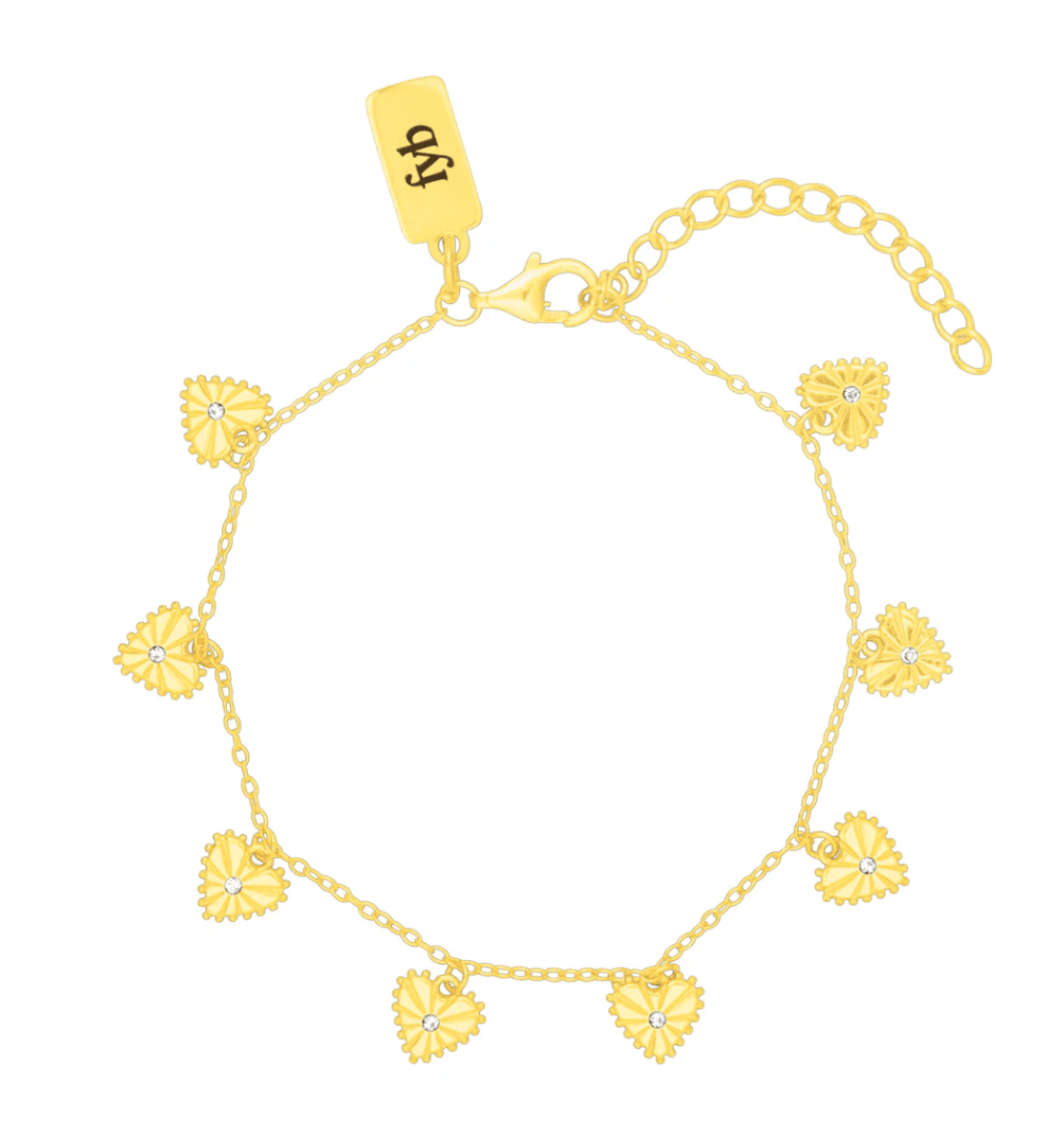 HEIRLOOM HEART BRACELET GOLD - Detour Boutiques