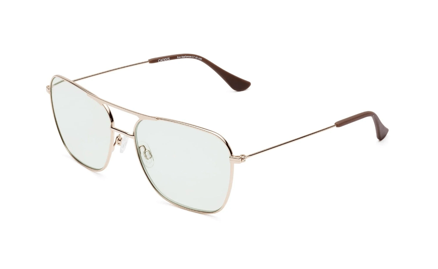 Hooper Polished Gold Readers - Detour Boutiques
