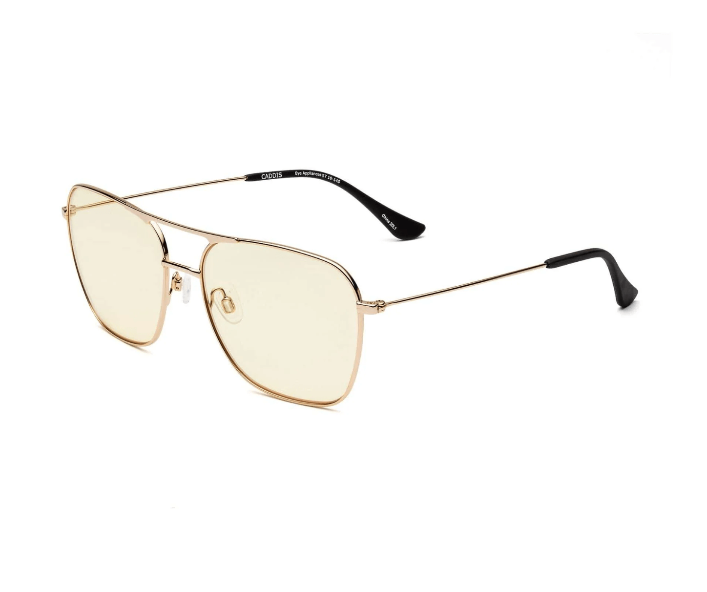 Hooper Polished Gold Readers - Detour Boutiques