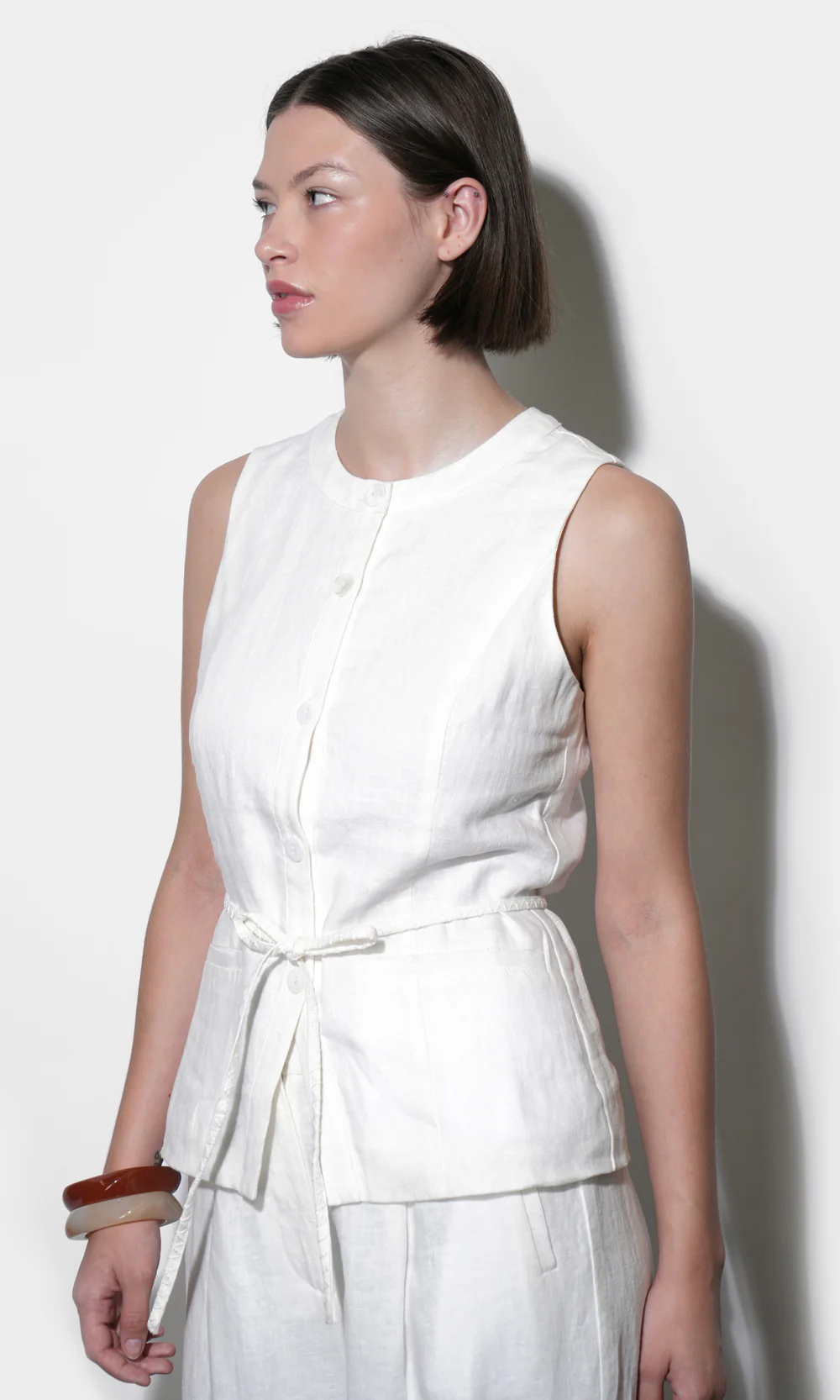 Hadley Linen Vest