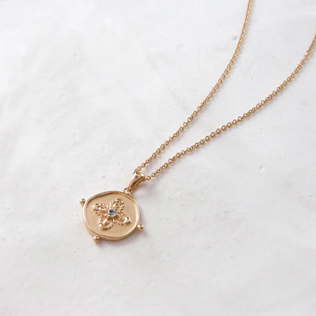 Sahara Medallion Necklace - Gold