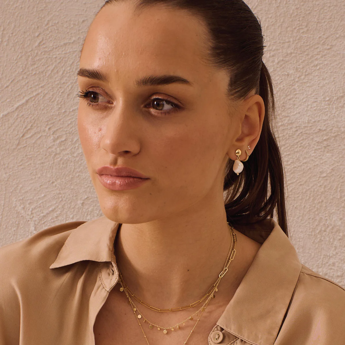 Halcyon Small Pearl Earrings