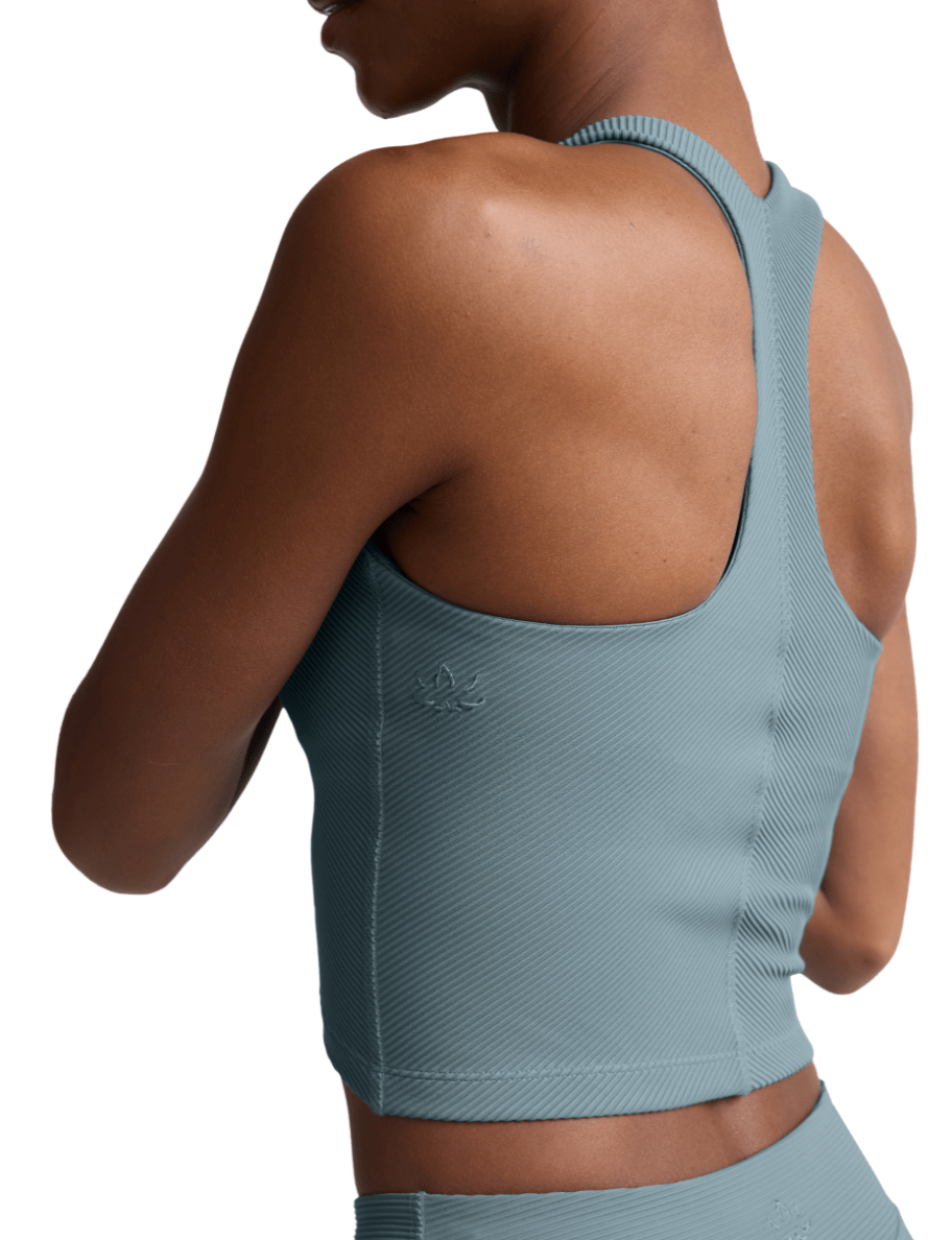 Impulse Ribbed High Neck Tank - Detour Boutiques