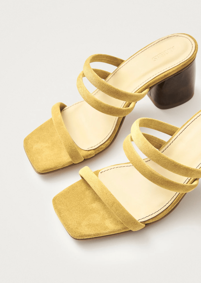 Indiana Marigold Leather Sandals - Detour Boutiques