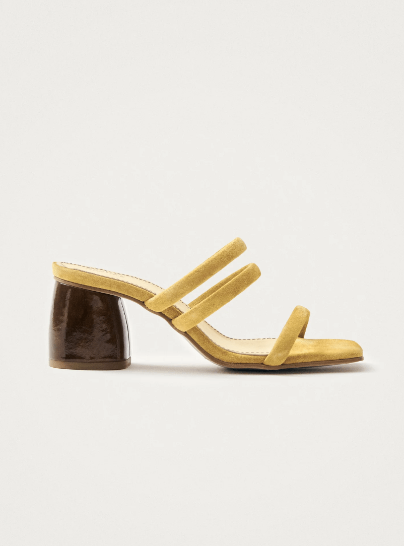 Indiana Marigold Leather Sandals - Detour Boutiques