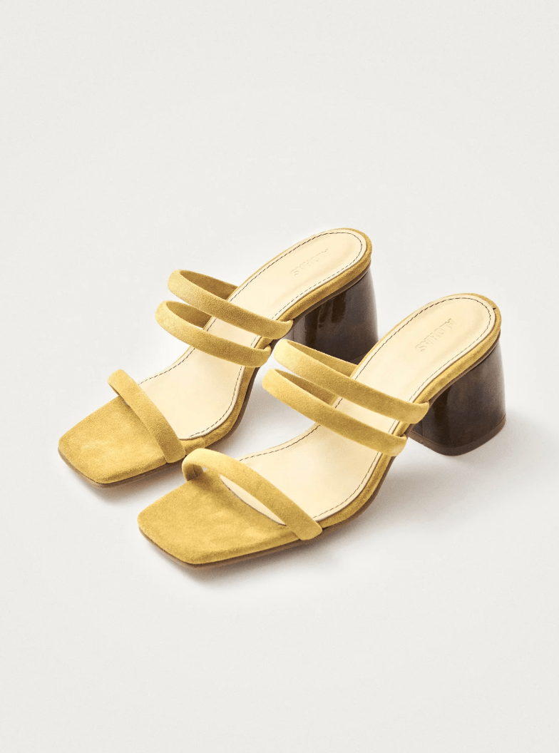 Indiana Marigold Leather Sandals - Detour Boutiques
