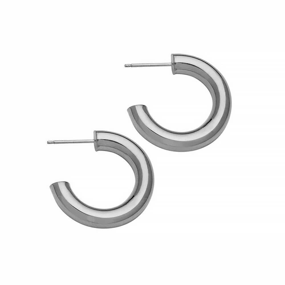 Jennifer Zeuner Jewelry - Lou 1" Hoops - Detour Boutiques