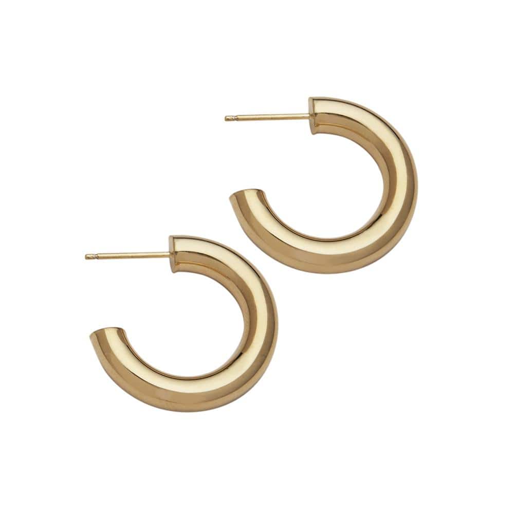 Jennifer Zeuner Jewelry - Lou 1" Hoops - Detour Boutiques