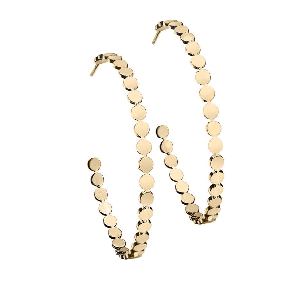 Jennifer Zeuner Jewelry - Margaux 2" Hoops - Detour Boutiques