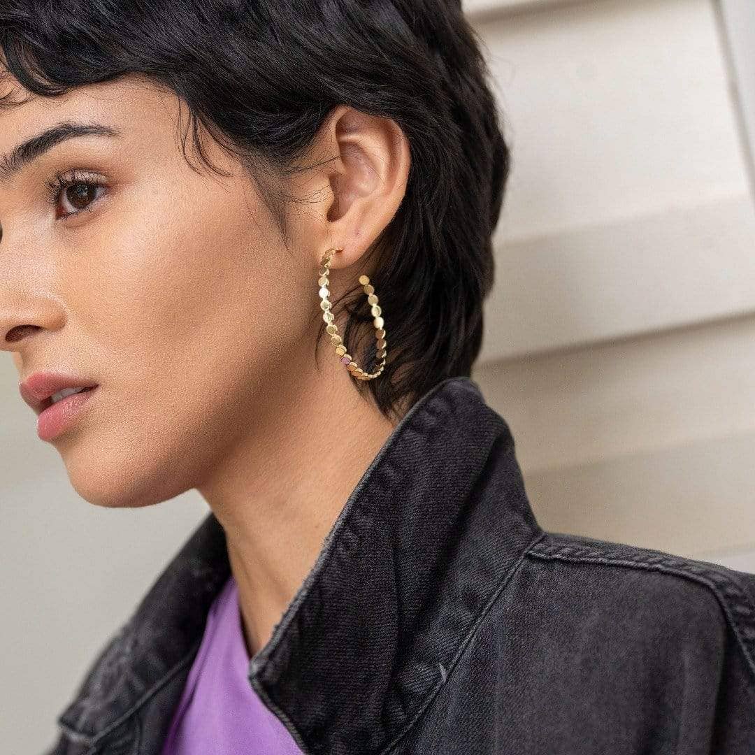 Jennifer Zeuner Jewelry - Margaux 2" Hoops - Detour Boutiques