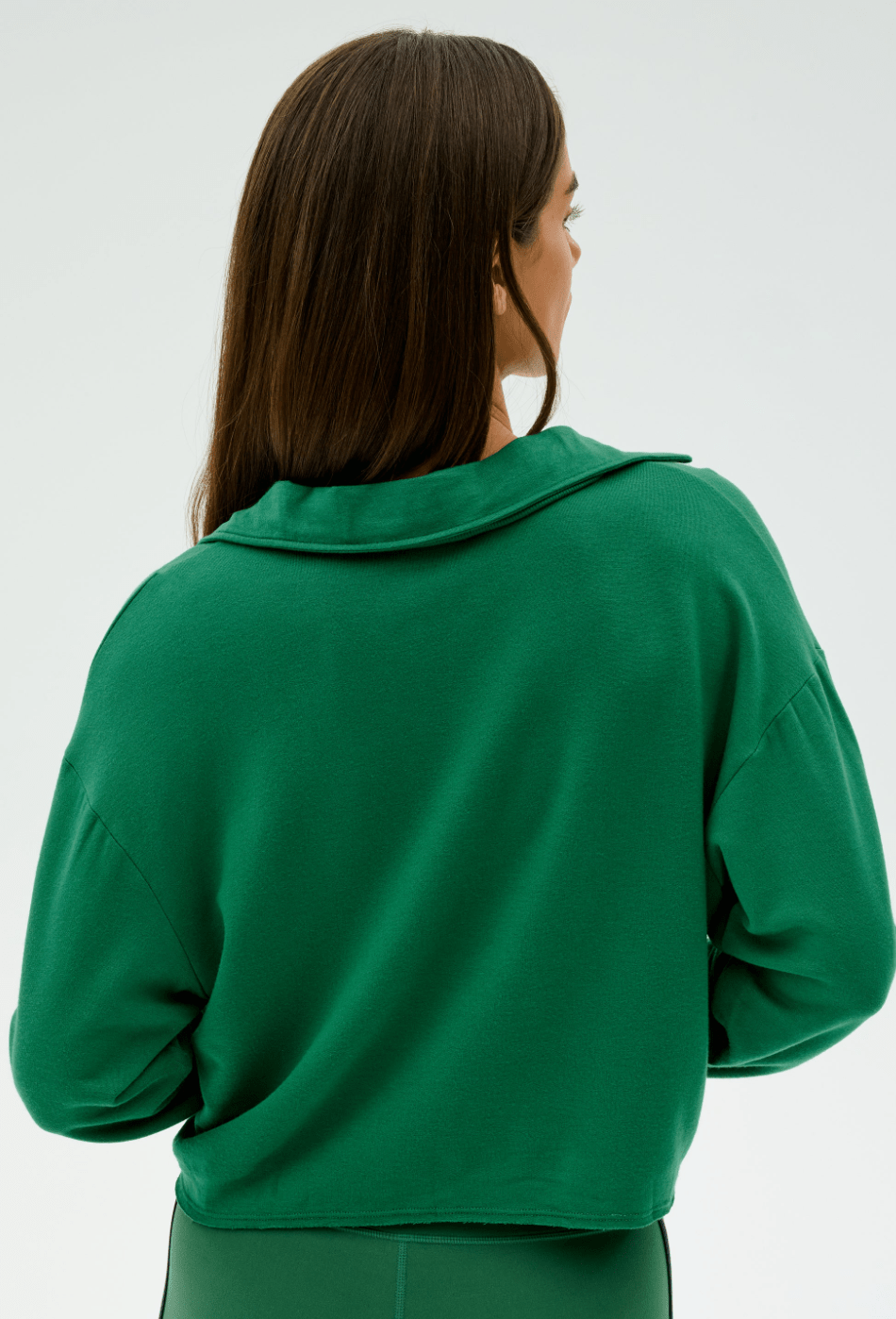 Joan Fleece Polo Sweatshirt - Detour Boutiques