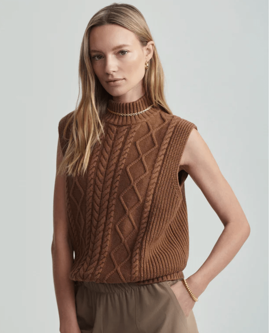 Joilette Roll Neck Vest - Detour Boutiques