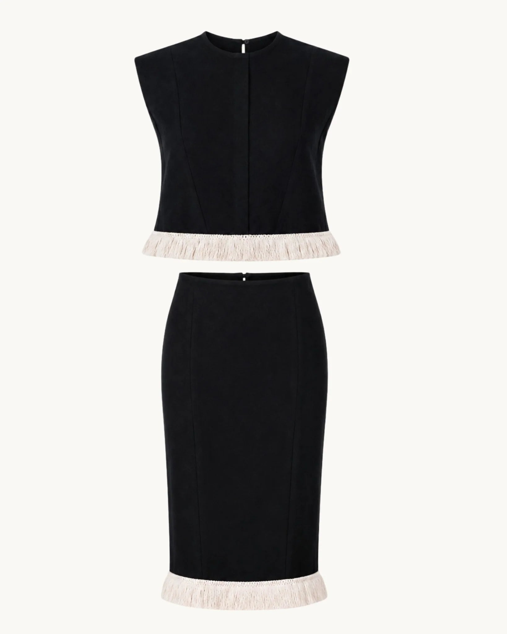 Jones Slip Skirt w/ Fringe - Detour Boutiques