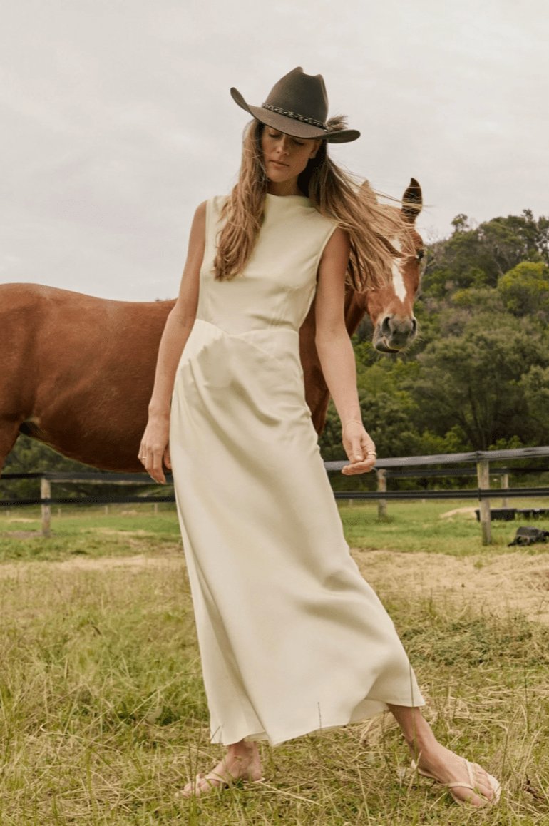 Kelsey Cowl Neck Dress - Detour Boutiques