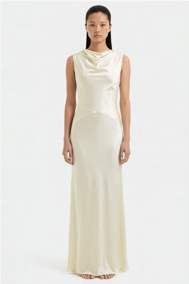 Kelsey Cowl Neck Dress - Detour Boutiques