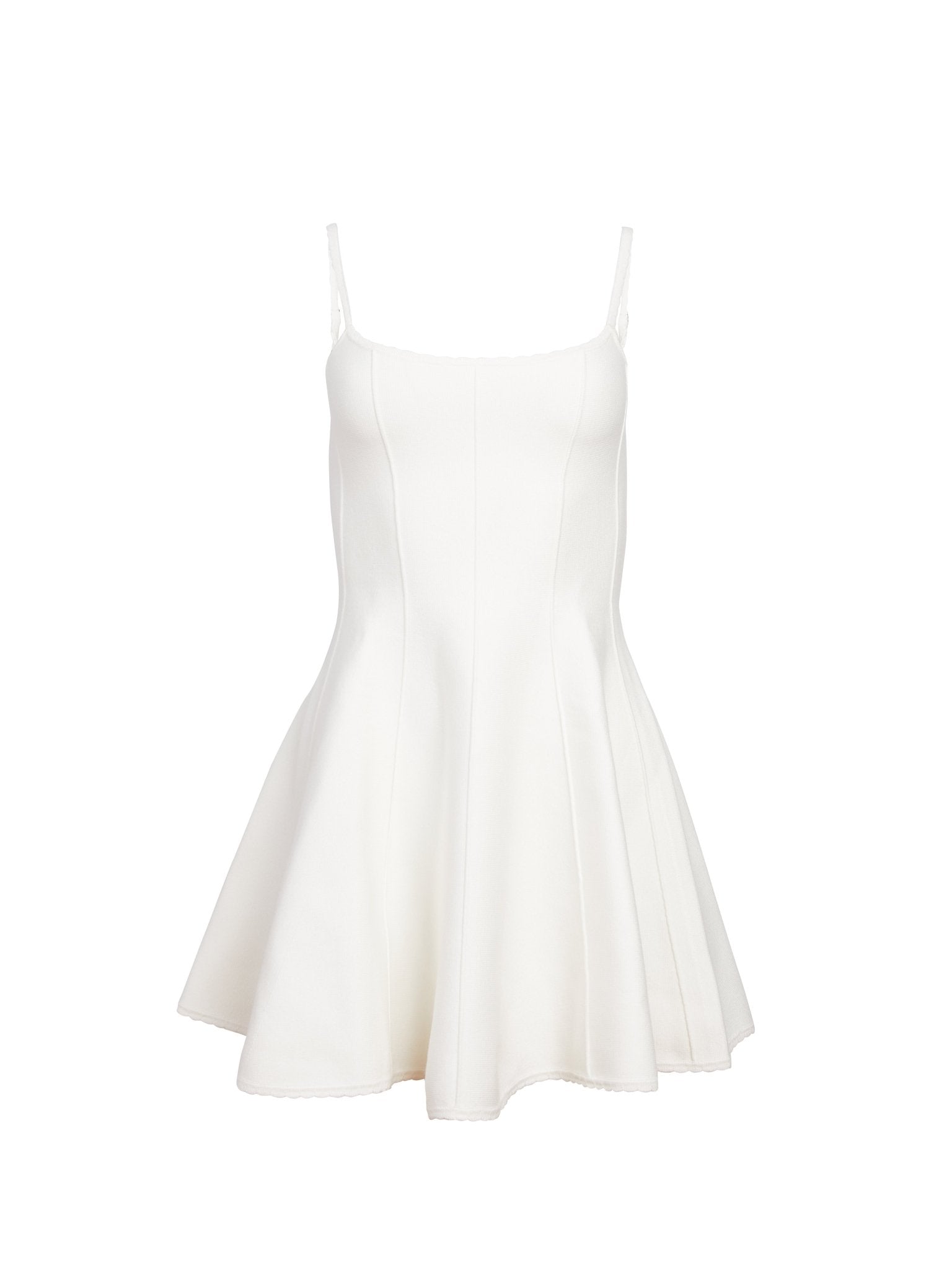 Fleur du Mal | Flared Corset Dress | Ivory
