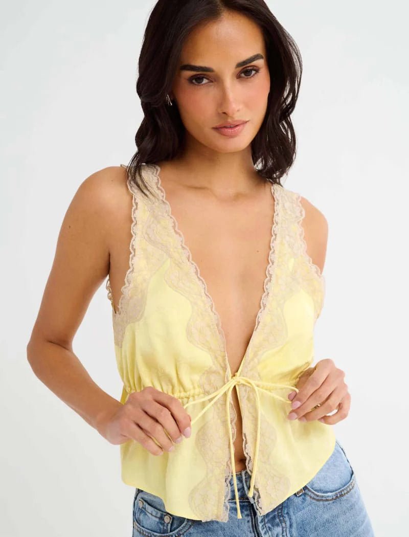 Lady Lace Tank - Detour Boutiques