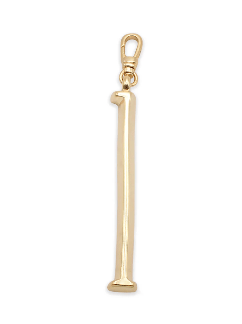 Large Plaza Number Charm - Detour Boutiques