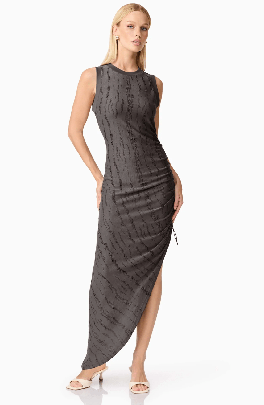 Lavania Asymmetrical Midi Dres - Detour Boutiques