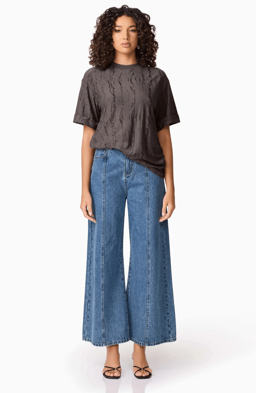 Lavania T-Shirt in Grey - Detour Boutiques