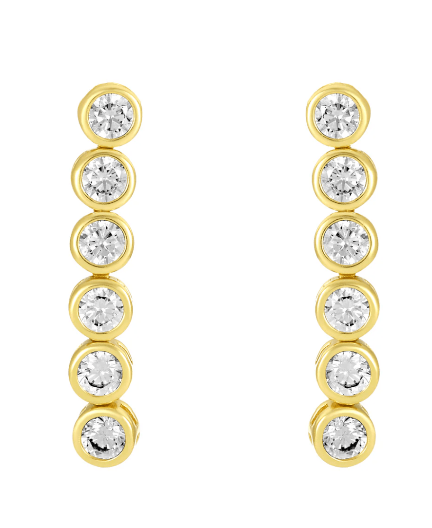 LENNON EARRINGS GOLD - Detour Boutiques