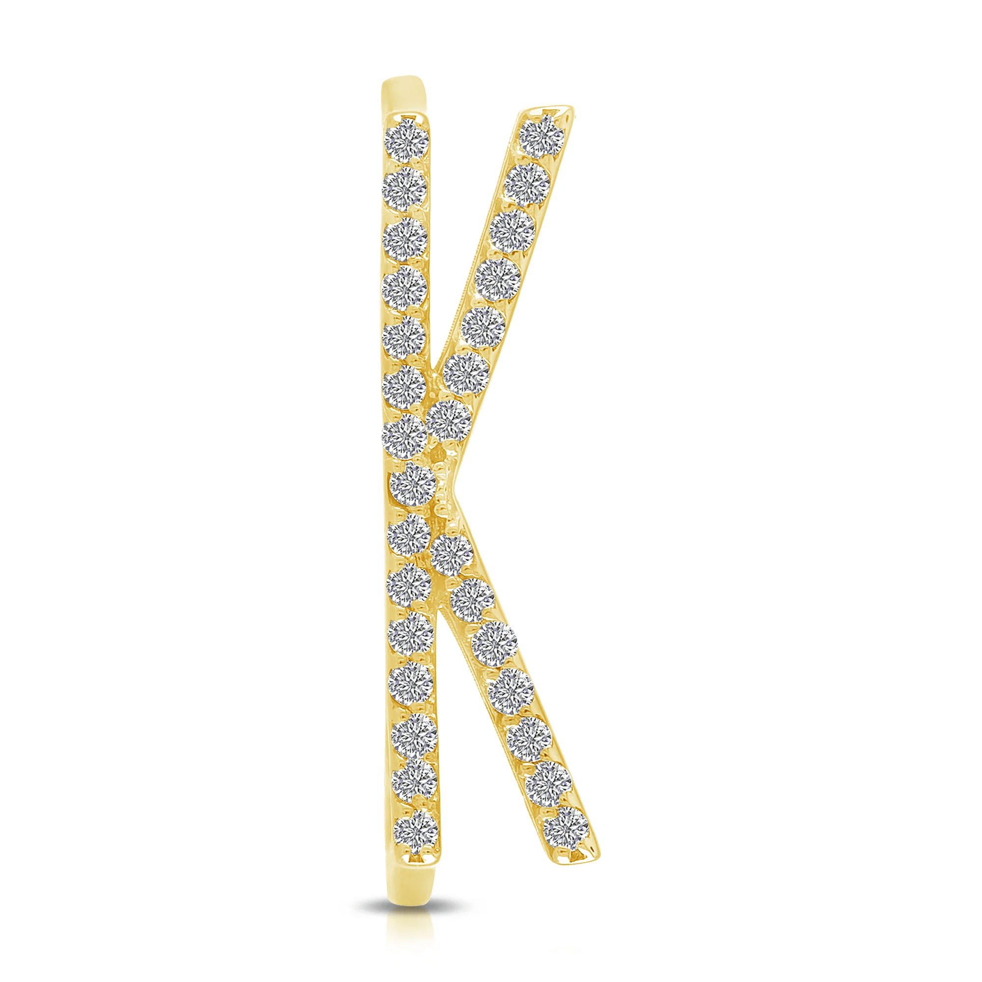 Letter Rings - Diamond - Detour Boutiques