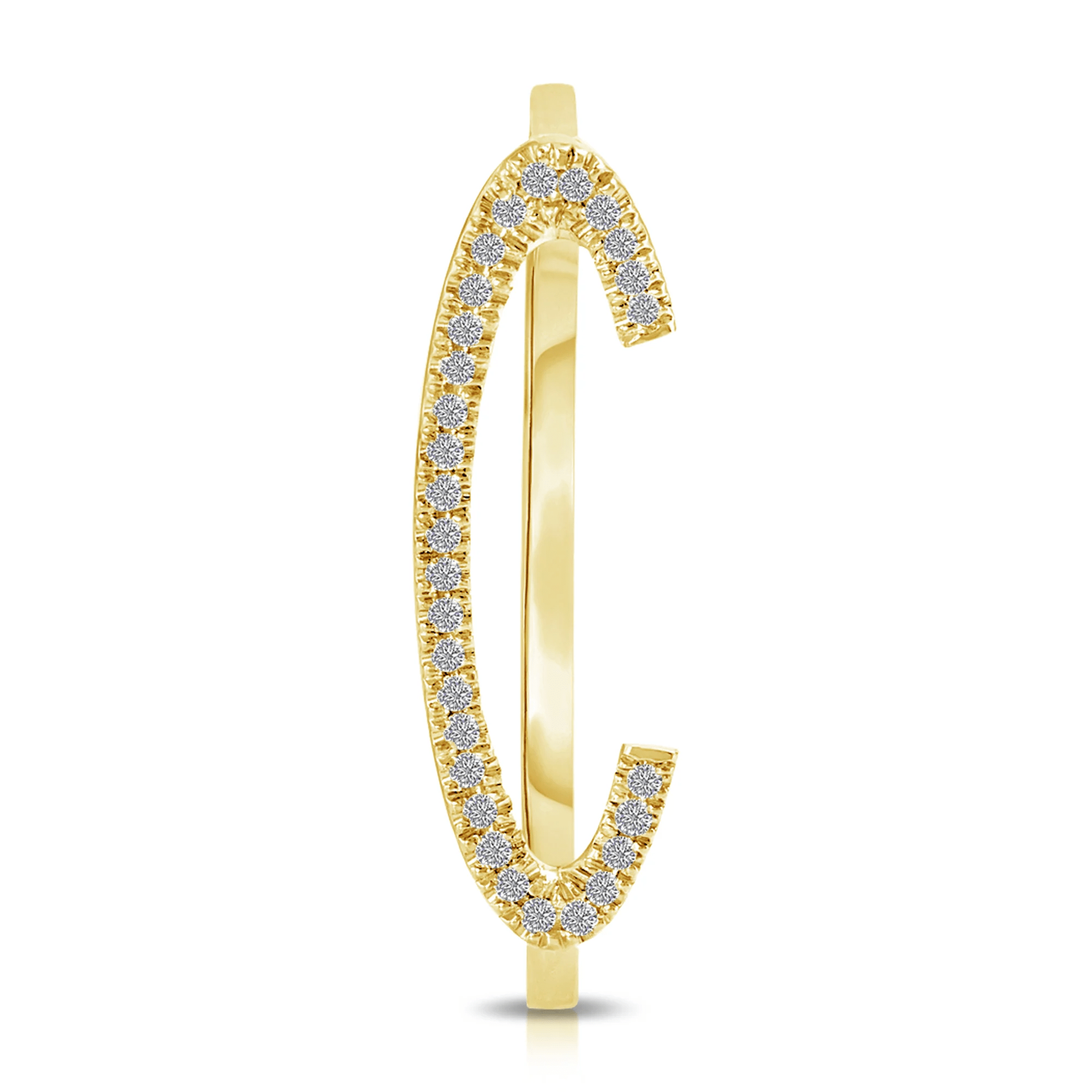 Letter Rings - Diamond - Detour Boutiques
