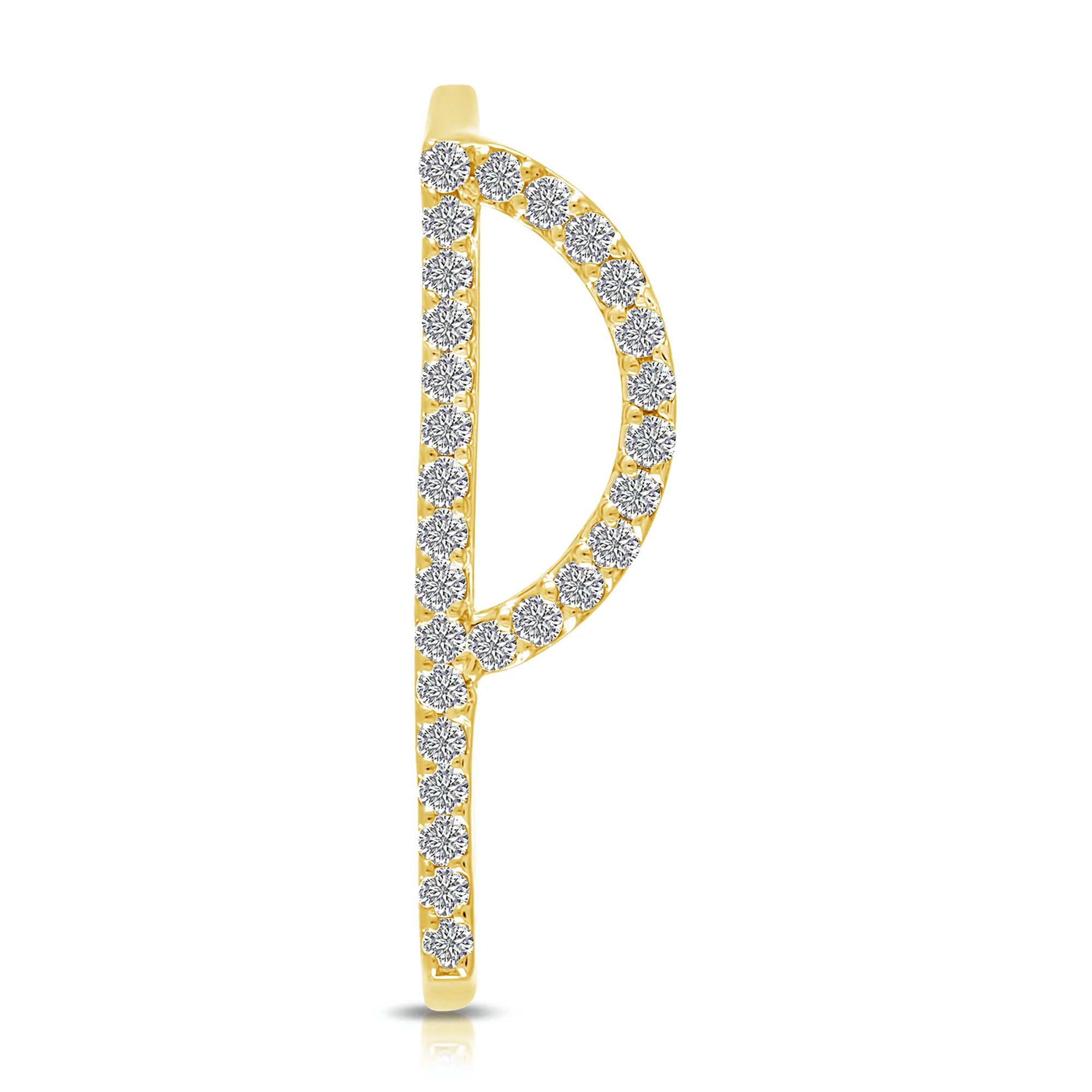 Letter Rings - Diamond - Detour Boutiques