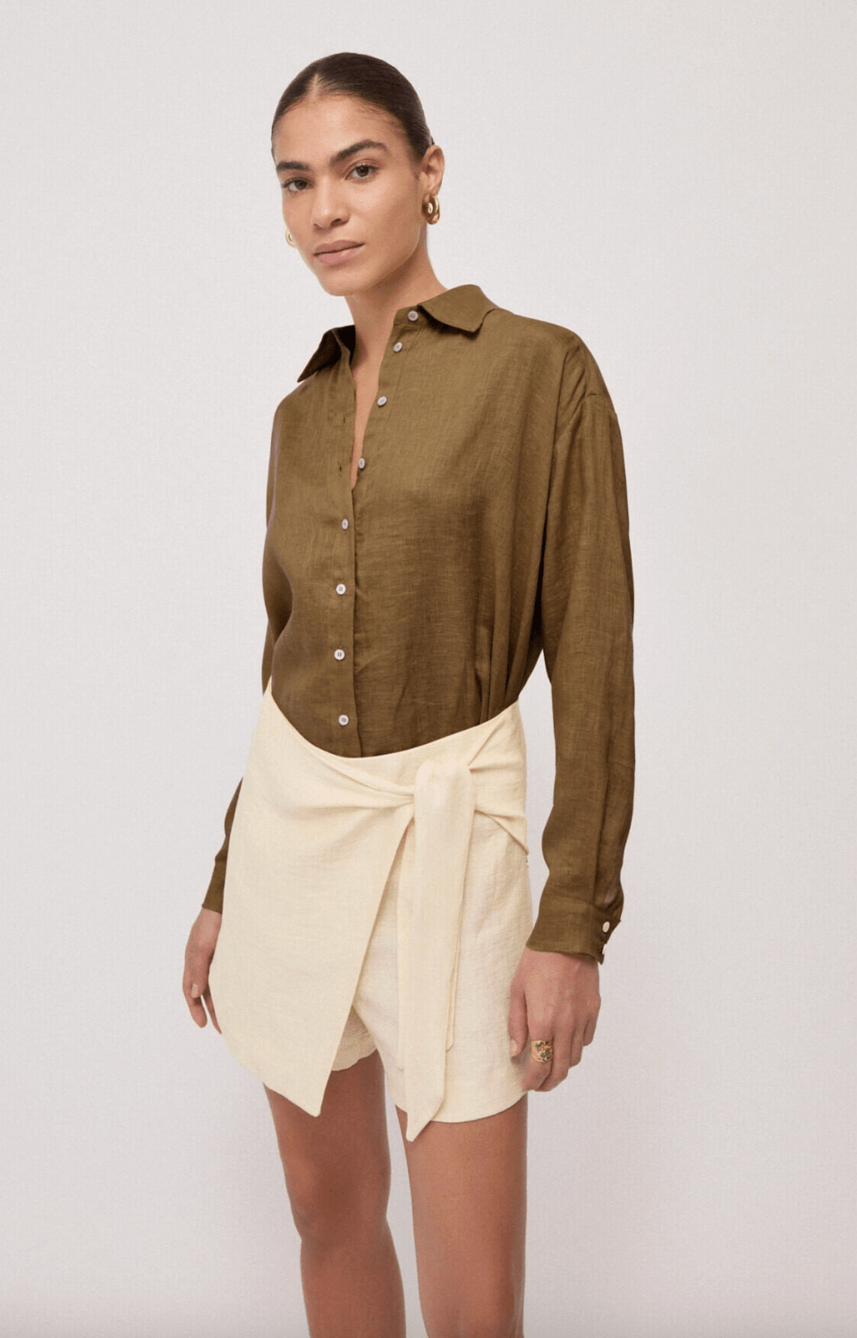 Linen Blend Culottes - Detour Boutiques