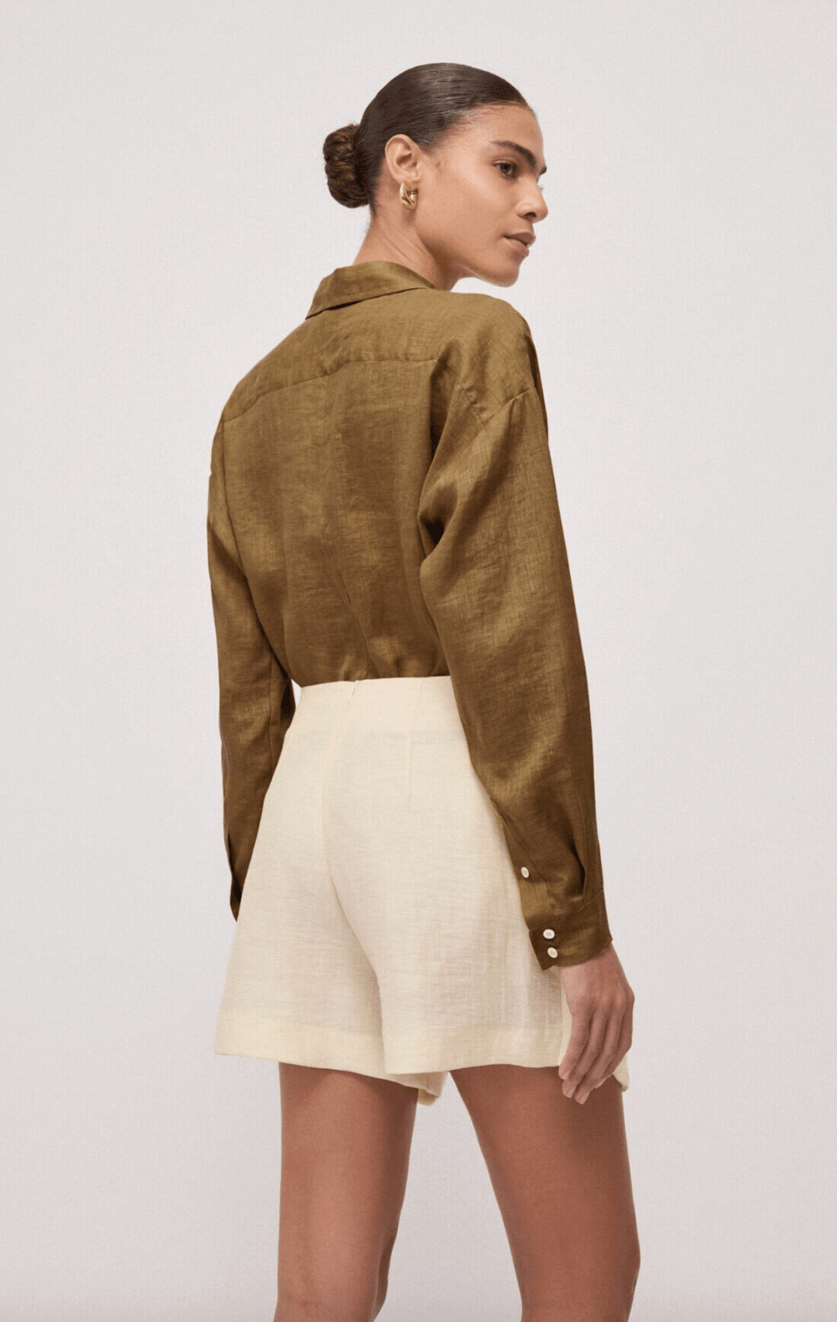 Linen Blend Culottes - Detour Boutiques