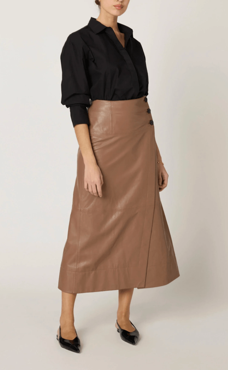 Livia Midi Skirt - Detour Boutiques