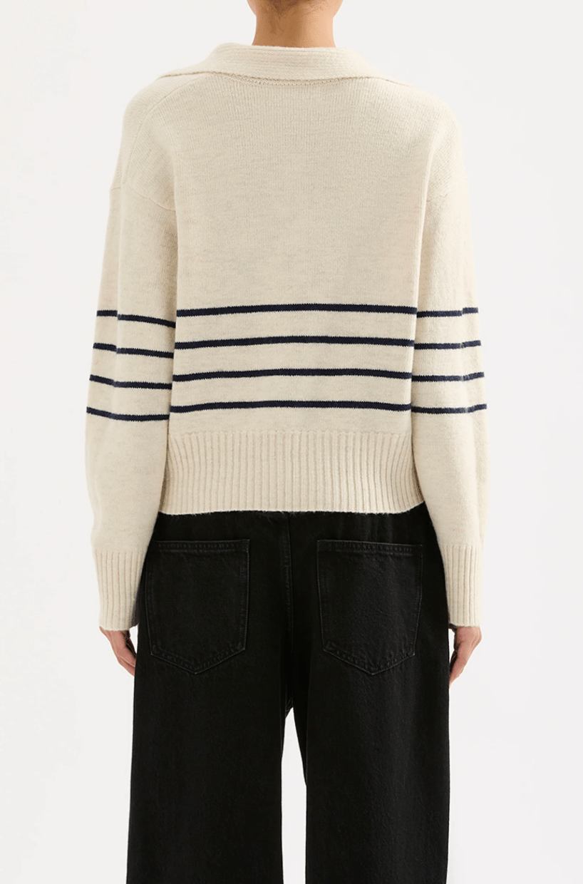 LOGAN RUGBY KNIT - Detour Boutiques