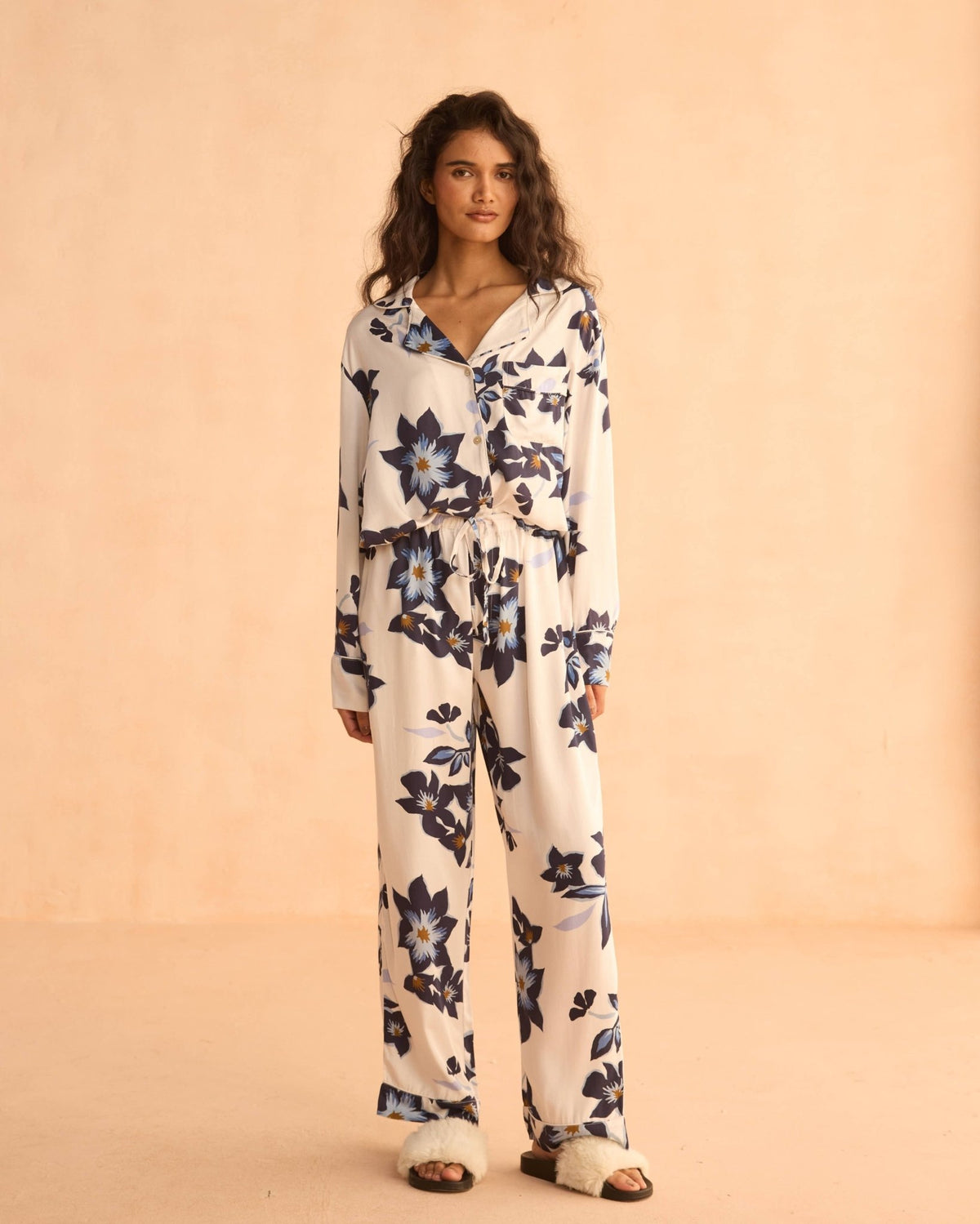 LONG SLEEVE TOP/PANT PJ SET - Detour Boutiques
