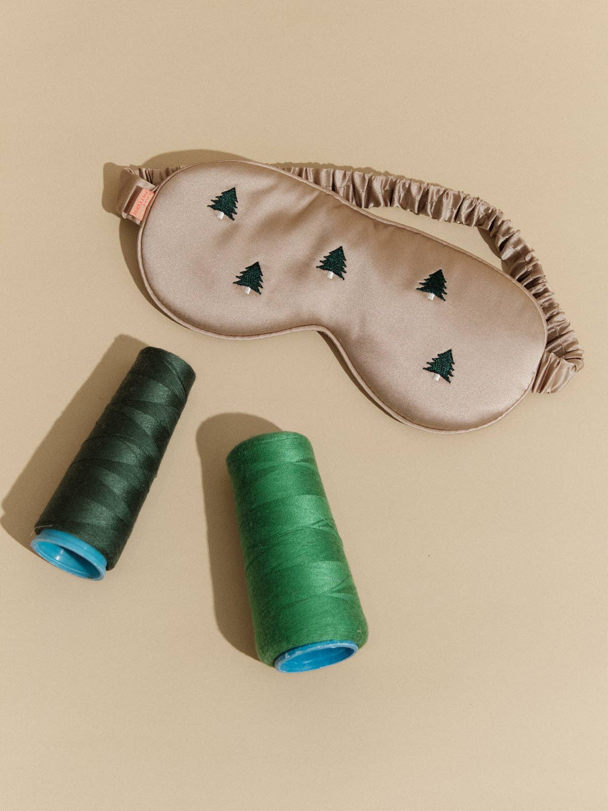 Lost Pattern NYC - "Evergreen" Silk Sleep Eye Mask - Detour Boutiques