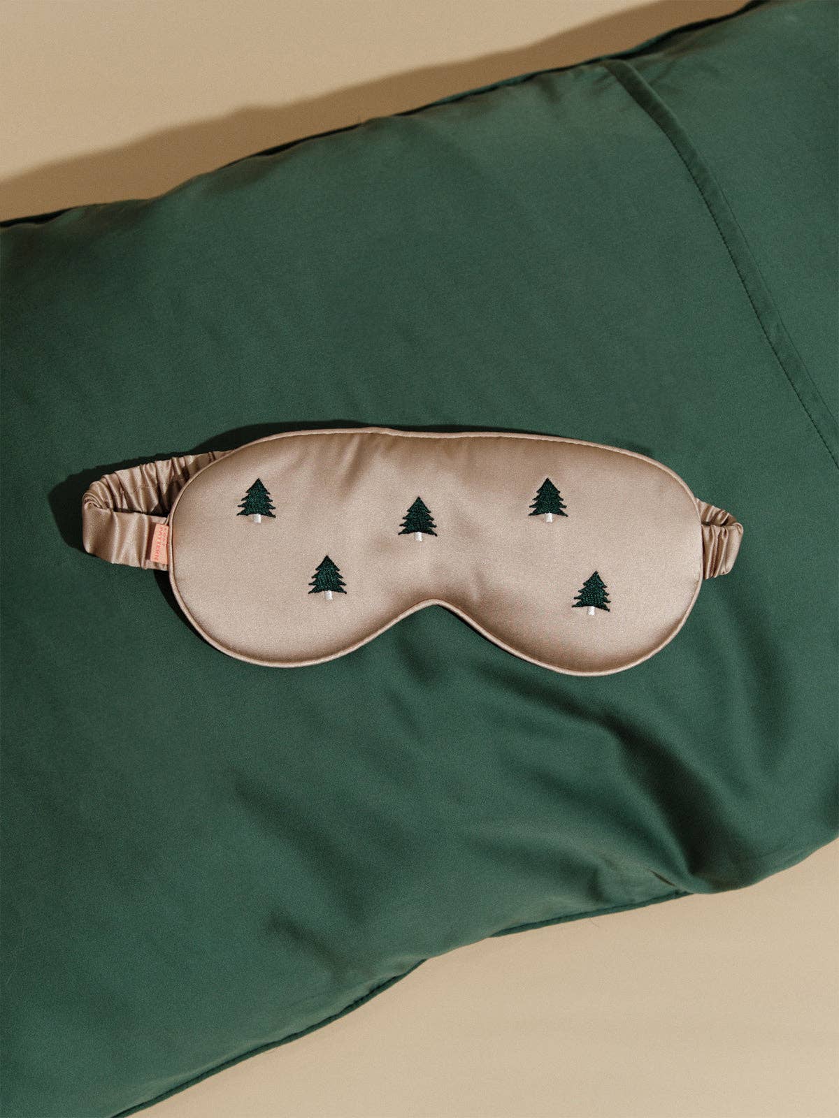 Lost Pattern NYC - "Evergreen" Silk Sleep Eye Mask - Detour Boutiques