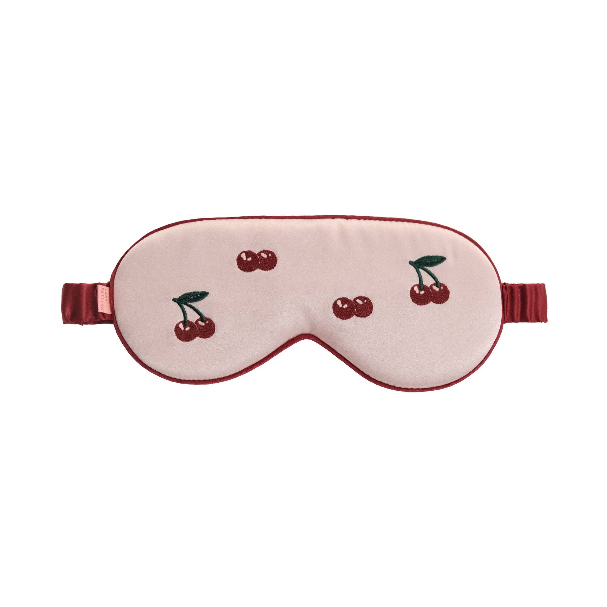 Lost Pattern NYC - "Lost Cherries" Silk Sleep Eye Mask - Detour Boutiques