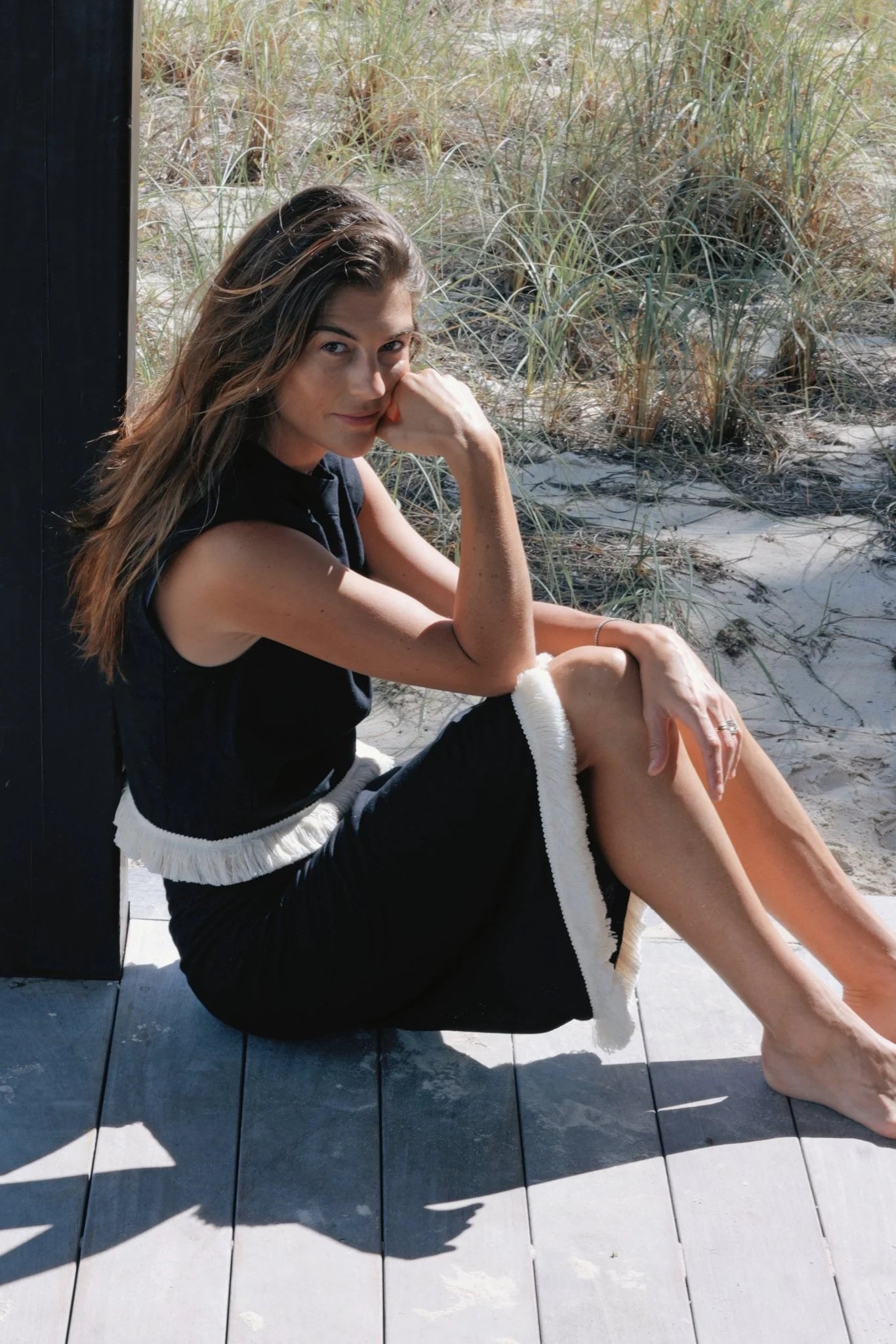 Lou Top with Fringe - Detour Boutiques