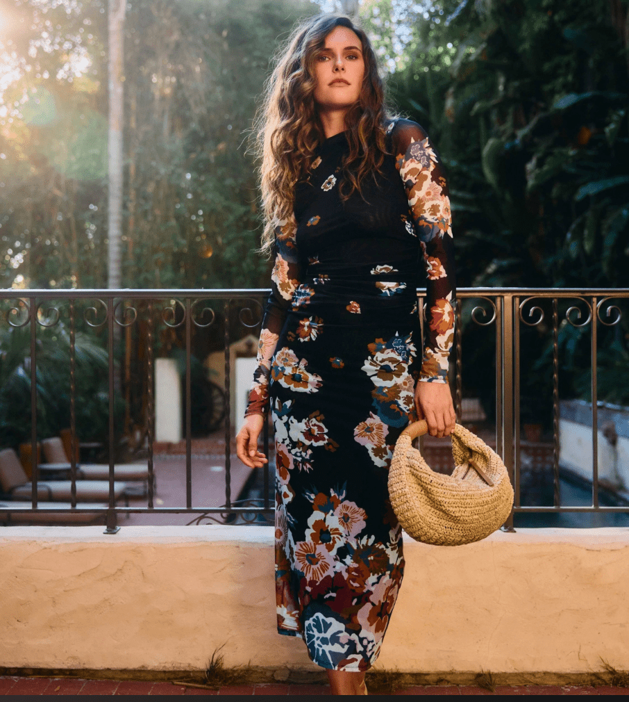 Lura Mesh Midi Dress - Detour Boutiques