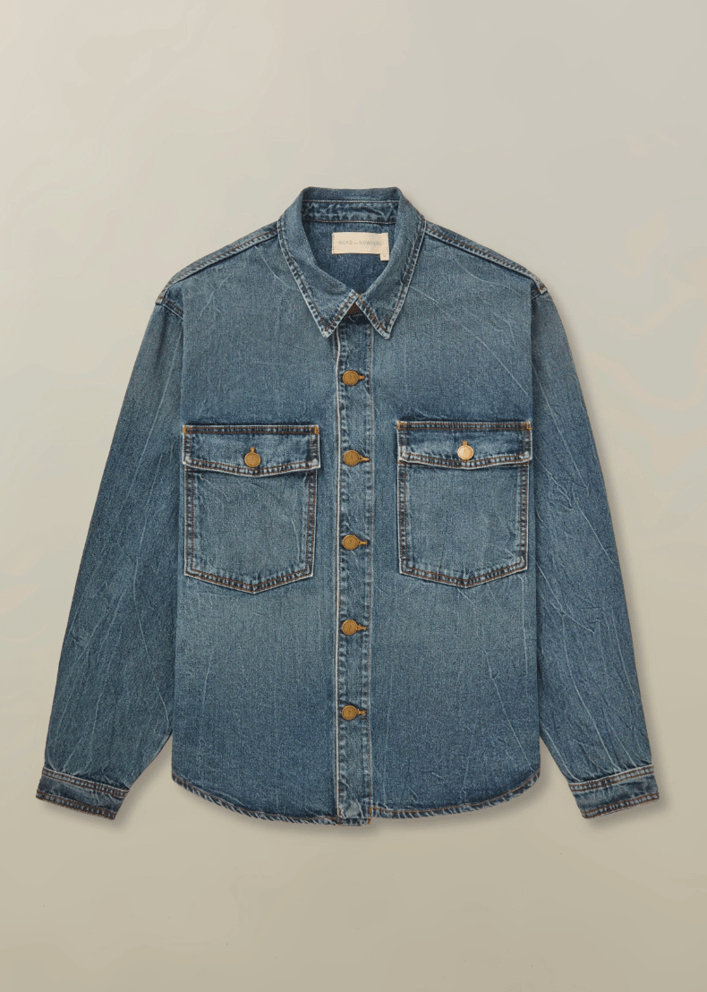 Men's Noah Overshirt in Japanese Denim - Detour Boutiques
